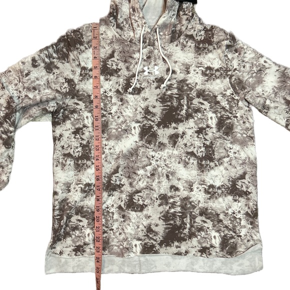 Under Armour Rival Terry Printed Long Sleeve Camo Hoodie - Picture 8 of 10